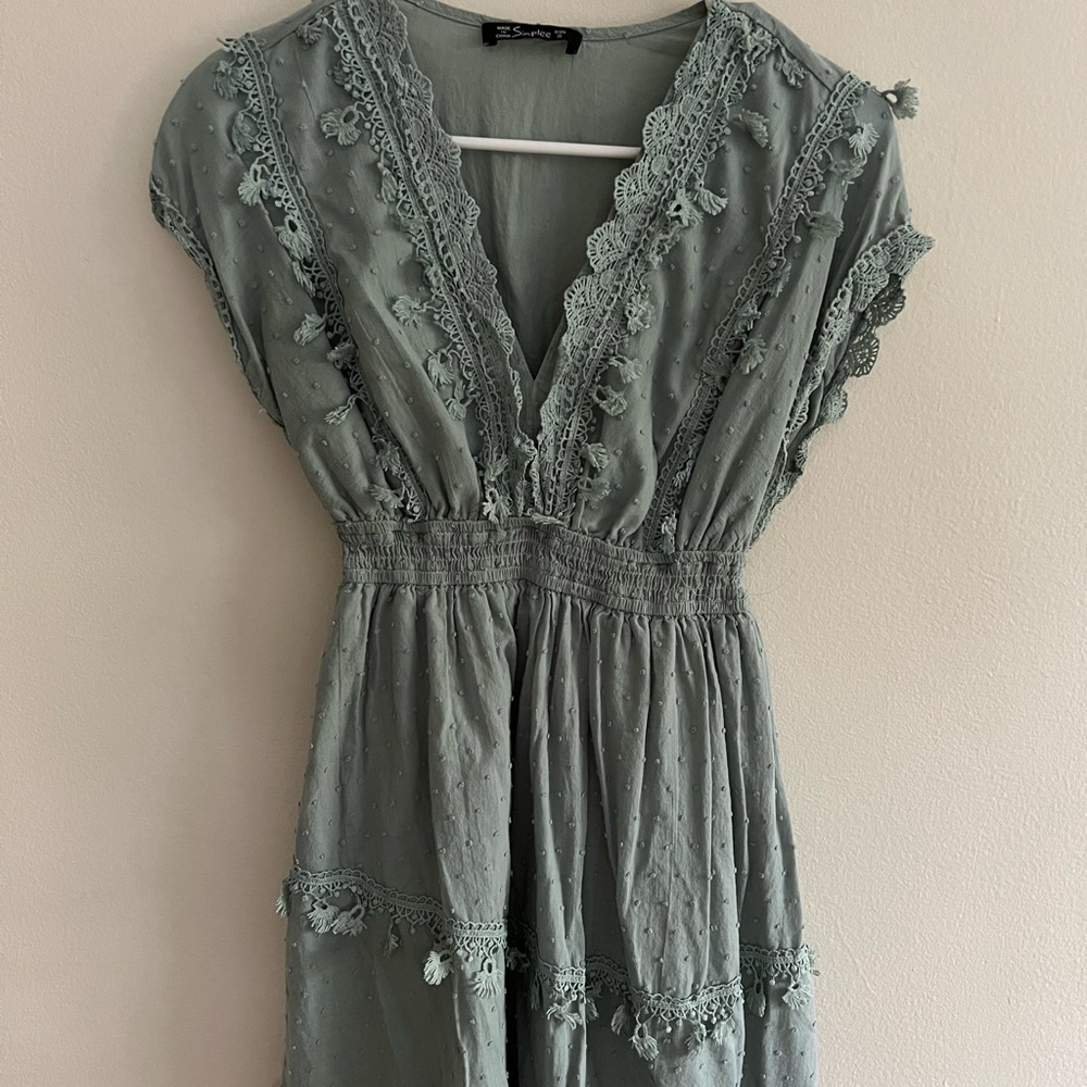 Blue Mini Dress